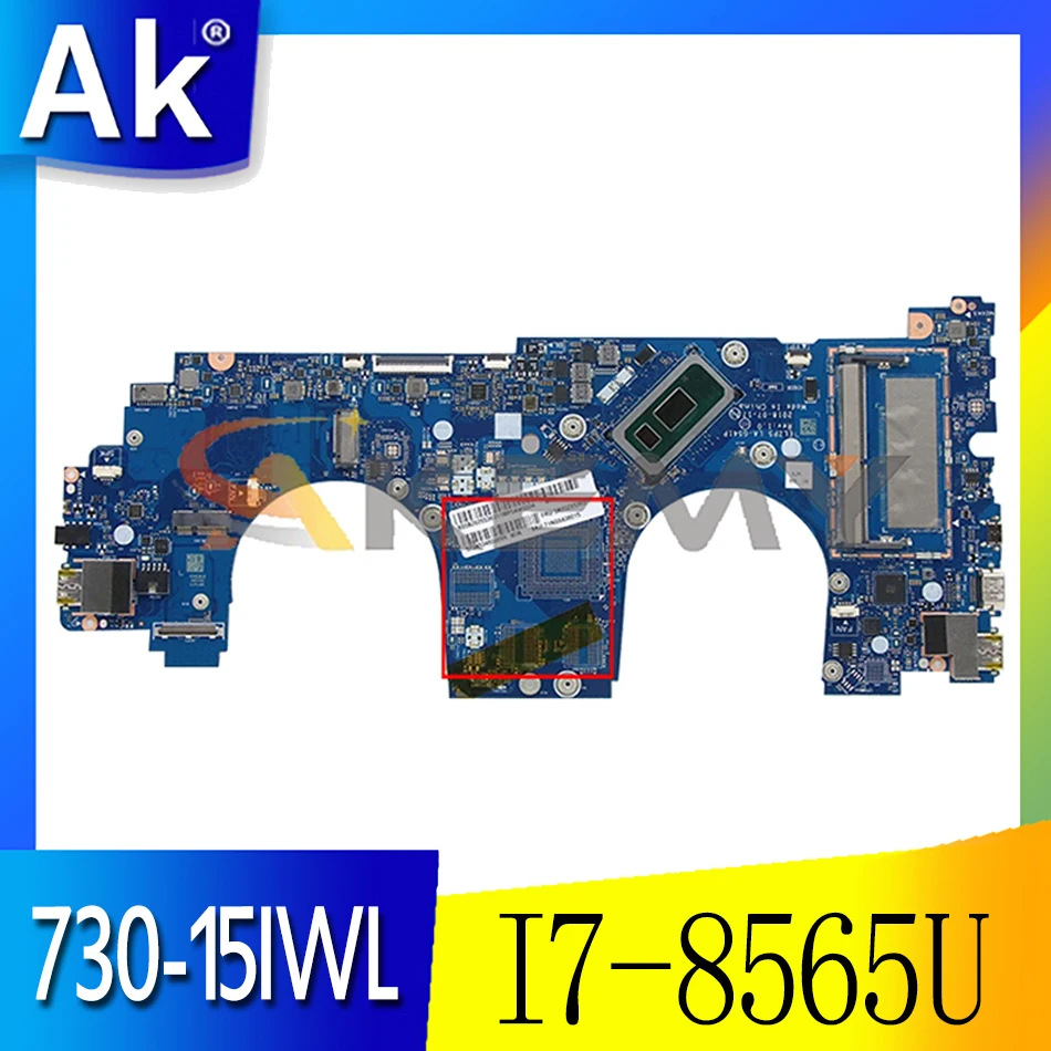 

For Lenovo Yoga 730-15IWL laptop motherboard LA-G541P motherboard W/ CPU I7-8565U DDR4 FUR 5B20Z65362 5B20Z65361 Mainboard