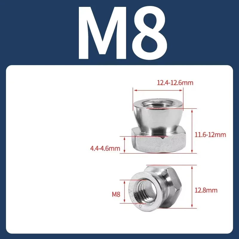 

Противоугонные гайки из нержавеющей стали M6 M8 M10 M12