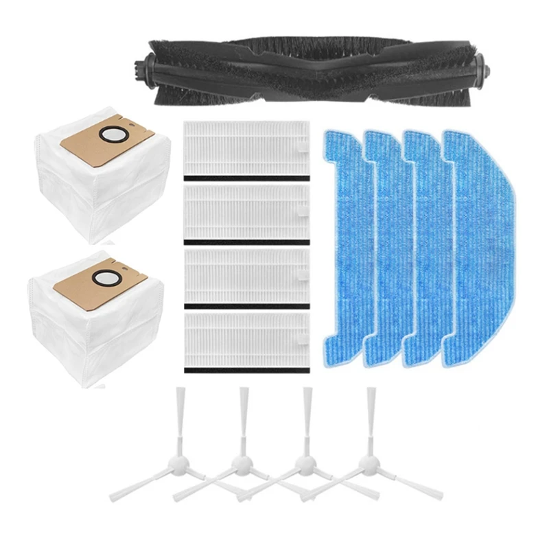 

Accessories Kit For Neabot Q11 Robot Vacuum Cleaner Parts Washable Main Side Brush Mop Cloth HEPA Filter Dust Bag