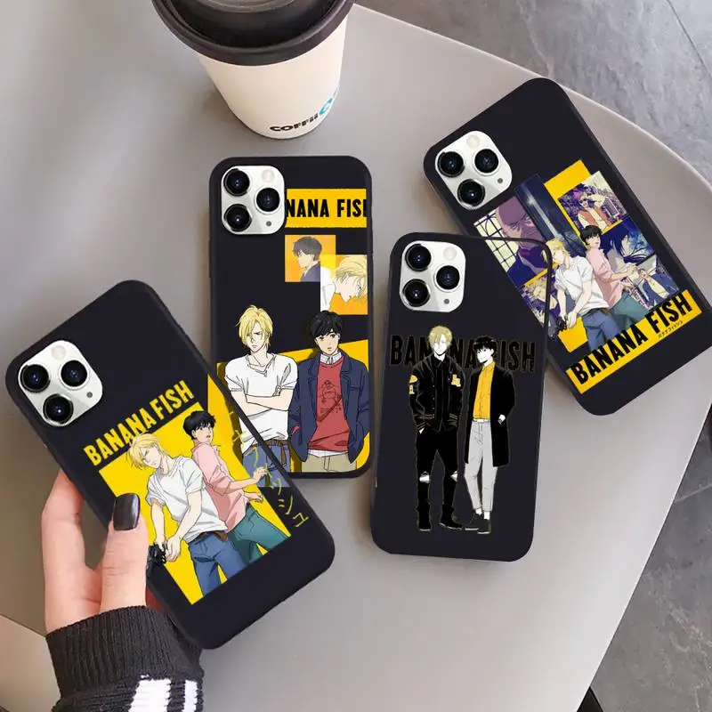 

Japan Anime Banana Fish Phone Case for iPhone 13 12 11 mini pro XS MAX 8 7 6 6S Plus X SE 2020 XR
