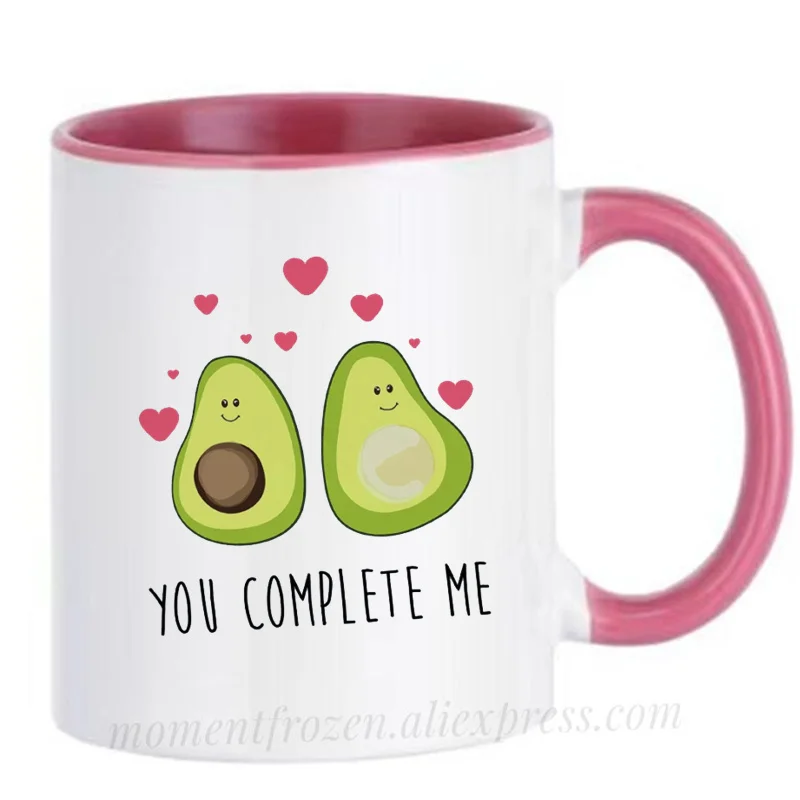 

Avocado Mugs Lover Wife Husband Couples Coffee Mugen Kids Fruit Cups Boyfriend Girlfriend Coffeeware Home Decal Valentines Gifts