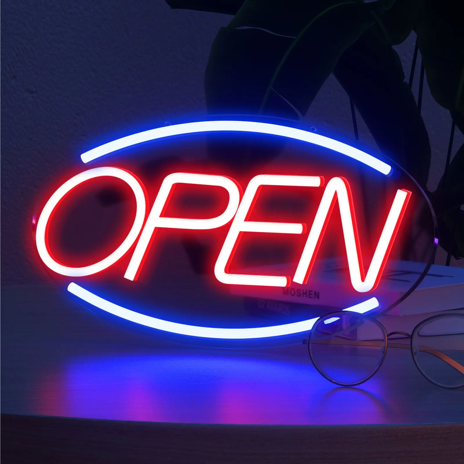 Открытая неоновая вывеска USB светодиодные неоновые вывески для делового