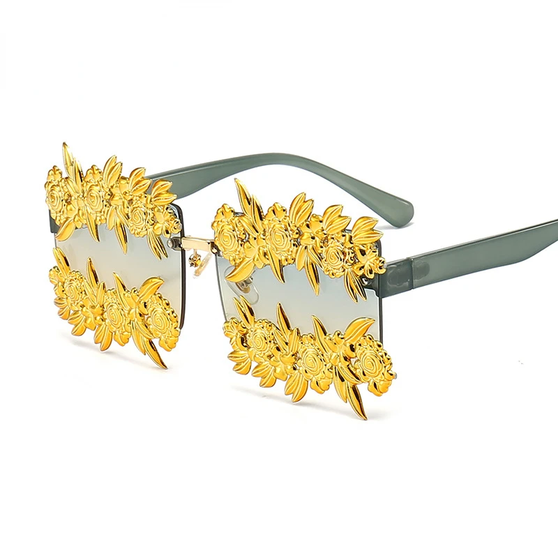 

2023 новые модные квадратные солнцезащитные очки в металлической оправе женские дизайнерские солнцезащитные очки с бриллиантами UV400 женские солнцезащитные очки