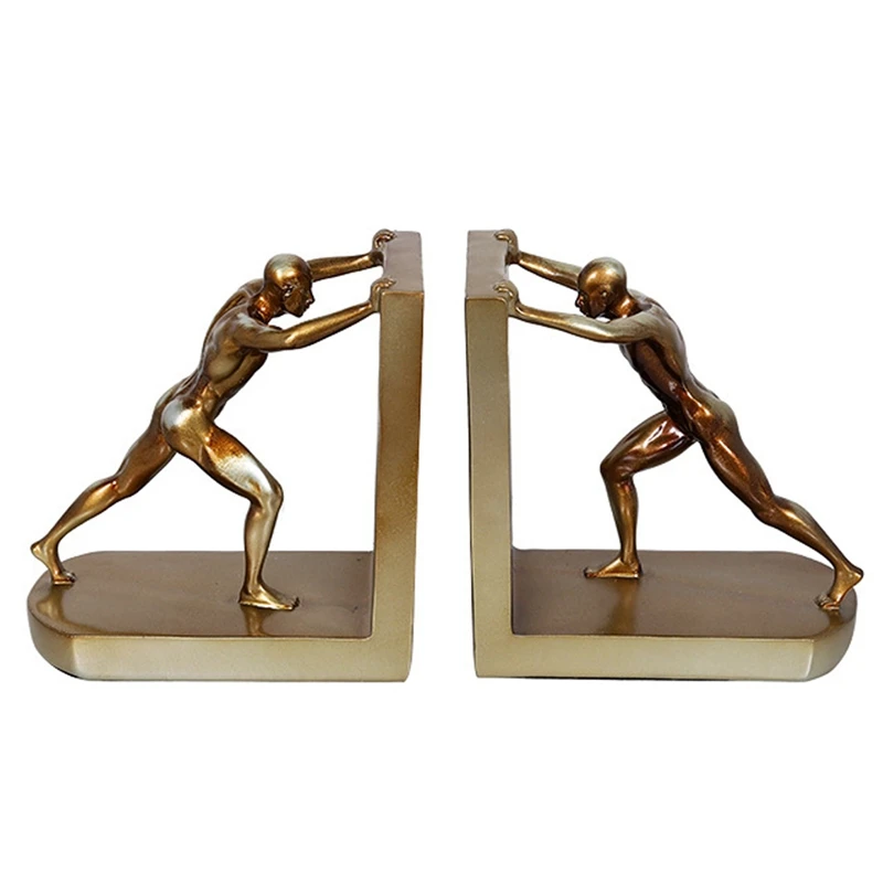 

Nordic Creative Simple Office Character Bookend Book Relying Decoration Home Craft Decor Desktop Decoration