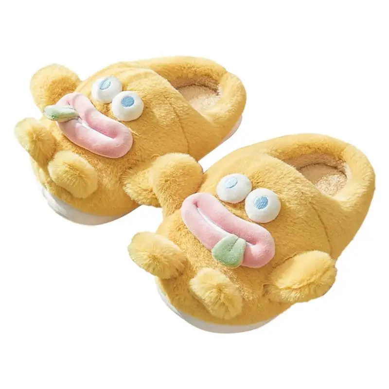 

Мультяшные хлопковые тапочки Симпатичные теплые тапочки, Нескользящие женские тапочки для дома, офиса, гостиной, спальни, сохраняют тепло