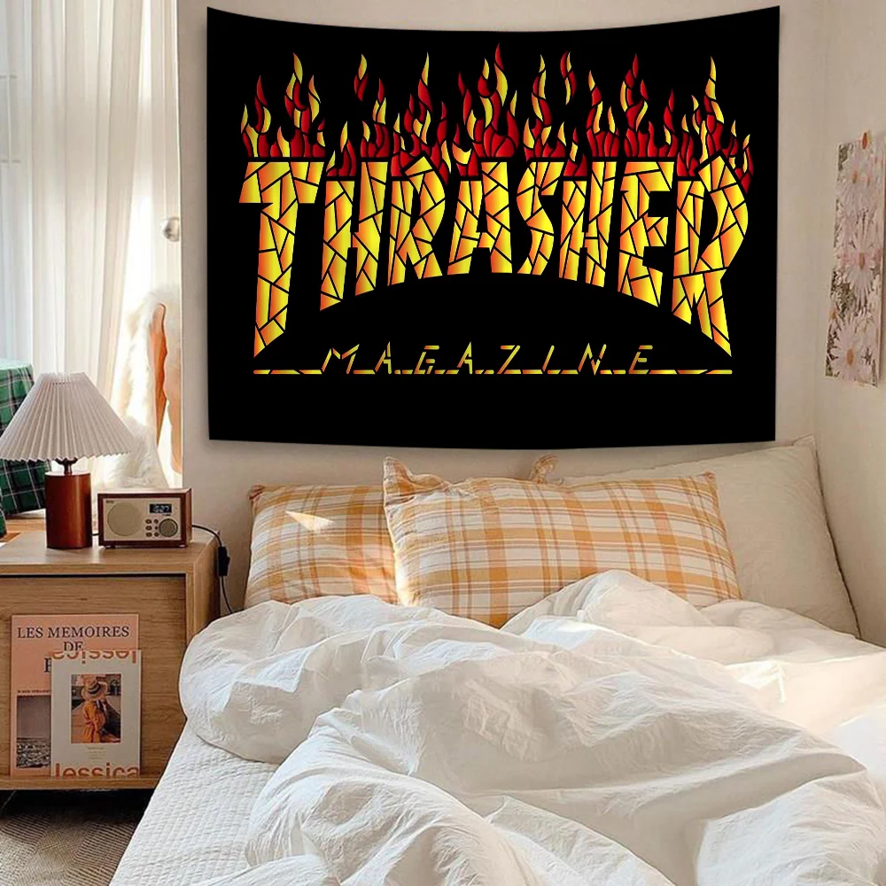 Большой настенный гобелен с принтом T-Thrasher художественная научная фантастика