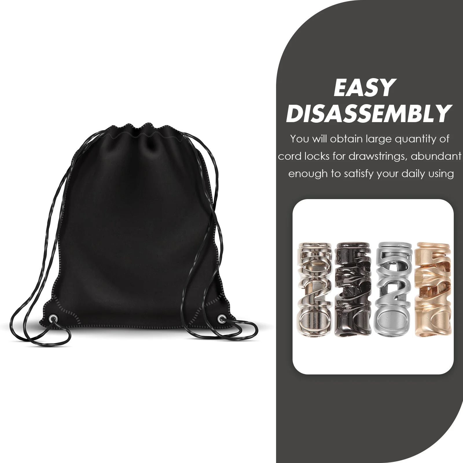 16 Pcs Trousers Cord Stops Drawstrings Jewelry Accessories Locks Pants Metal End Caps Shoelace Rope Stopper Ends Tips