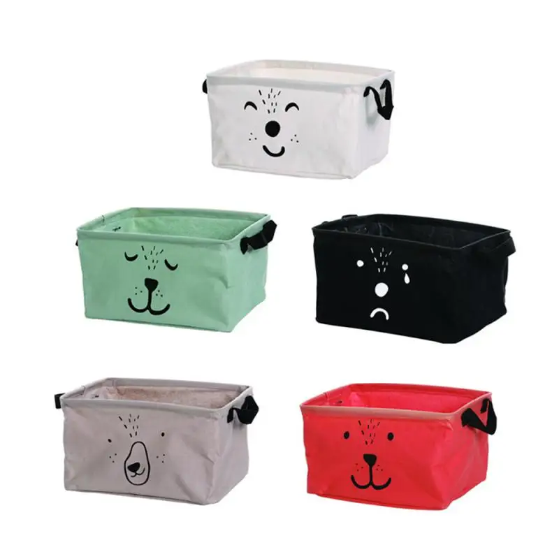 

Waterproof Design Sundries Storage Case Non-toxic Tasteless Environmentally Friendly Linen Desk Storage Box