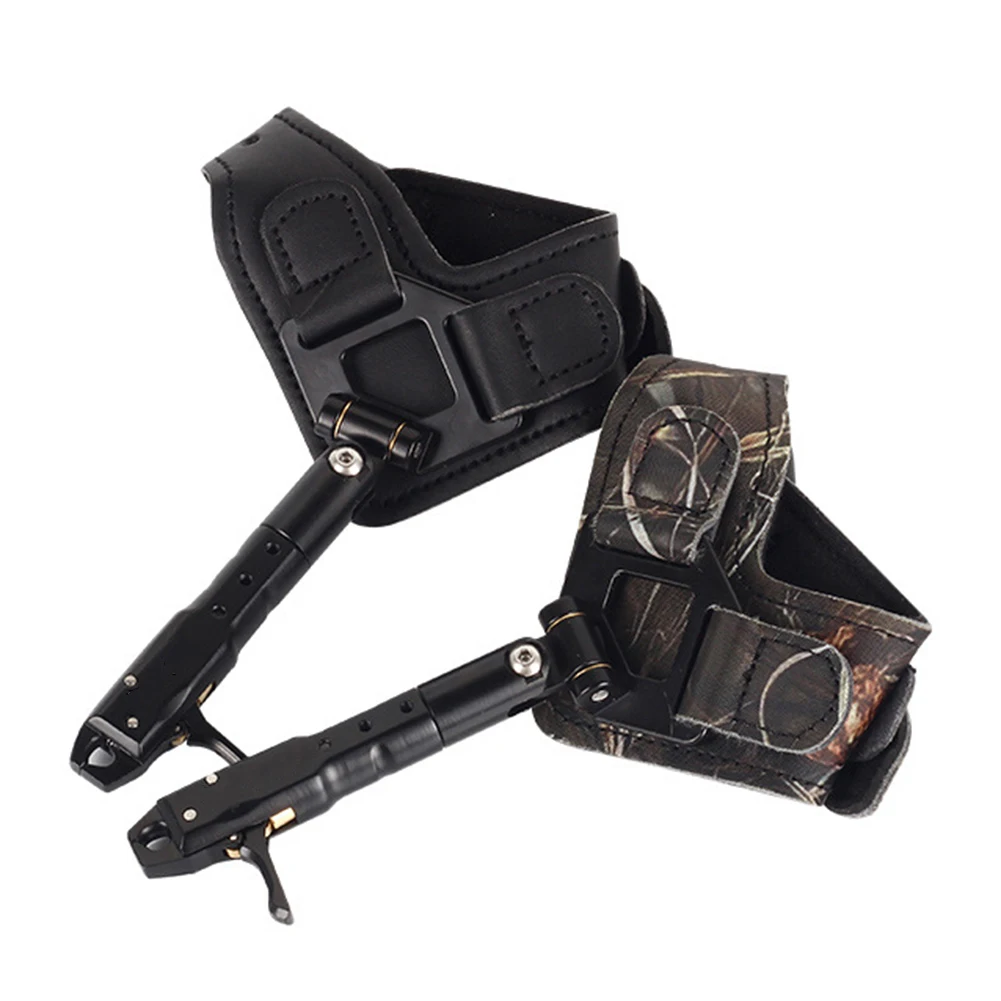 

Durable Archery Caliper Release Adjustable Adjustable Archery Caliper Release Compound Bow Leather Wrist Release