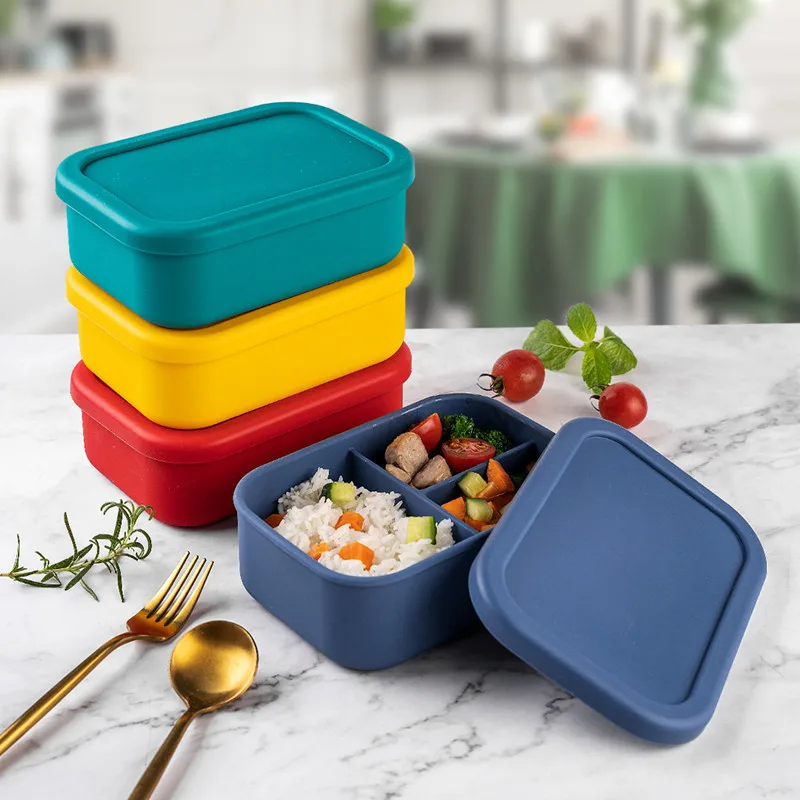 

Microwave Portable Lunch Box Student Office Worker Hermetic Large Capacity Bento Modern Outdoor Picnic Fruit Food Container