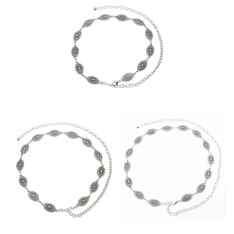 

Metal Waist Chain Belt Women Girls Adjustable Waist Belts Fashion Body Jewelry Dropship