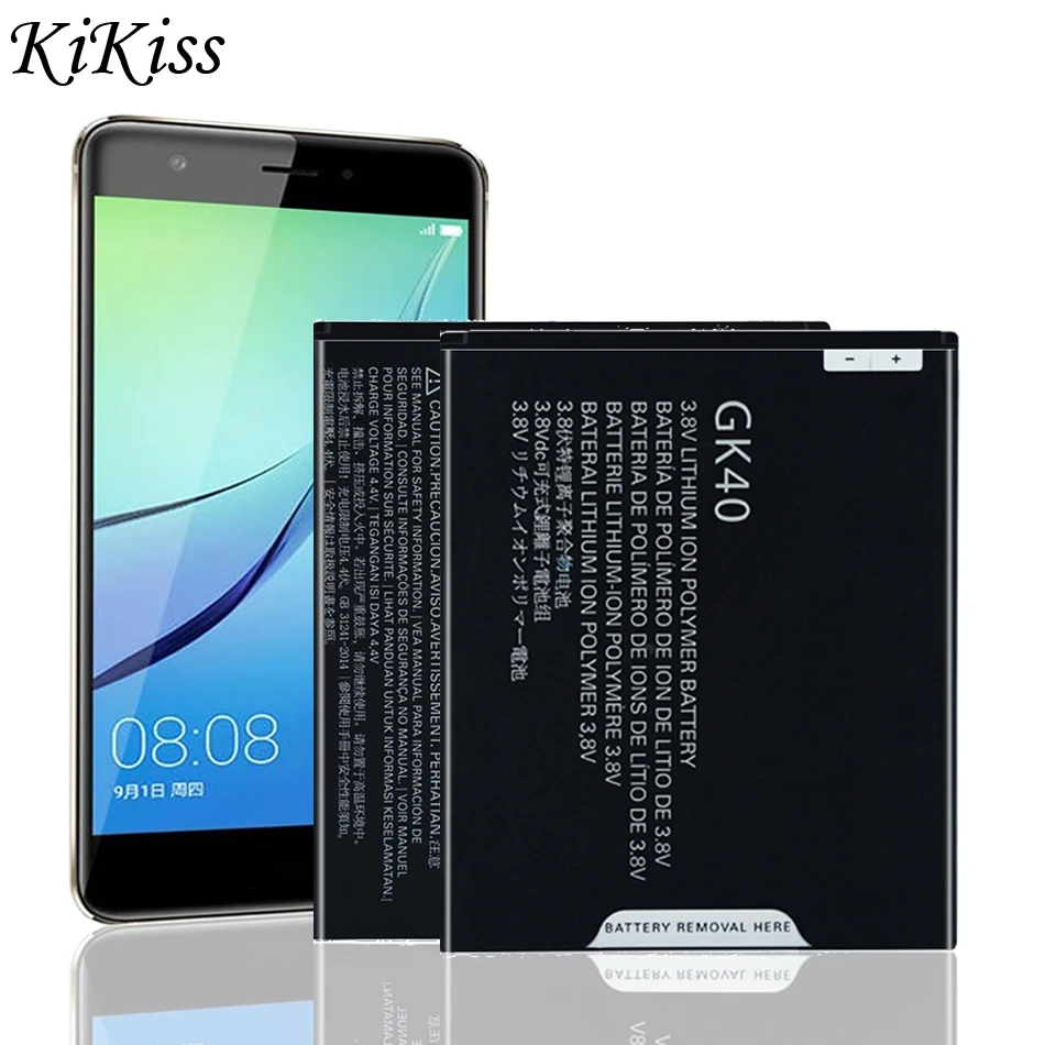 

GK40 2800mah Battery G4Play For Motorola Moto G4 Play E4 XT1766 XT1607 XT1609 XT1600 MOT1609BAT SNN5976A GK 40 Batterij