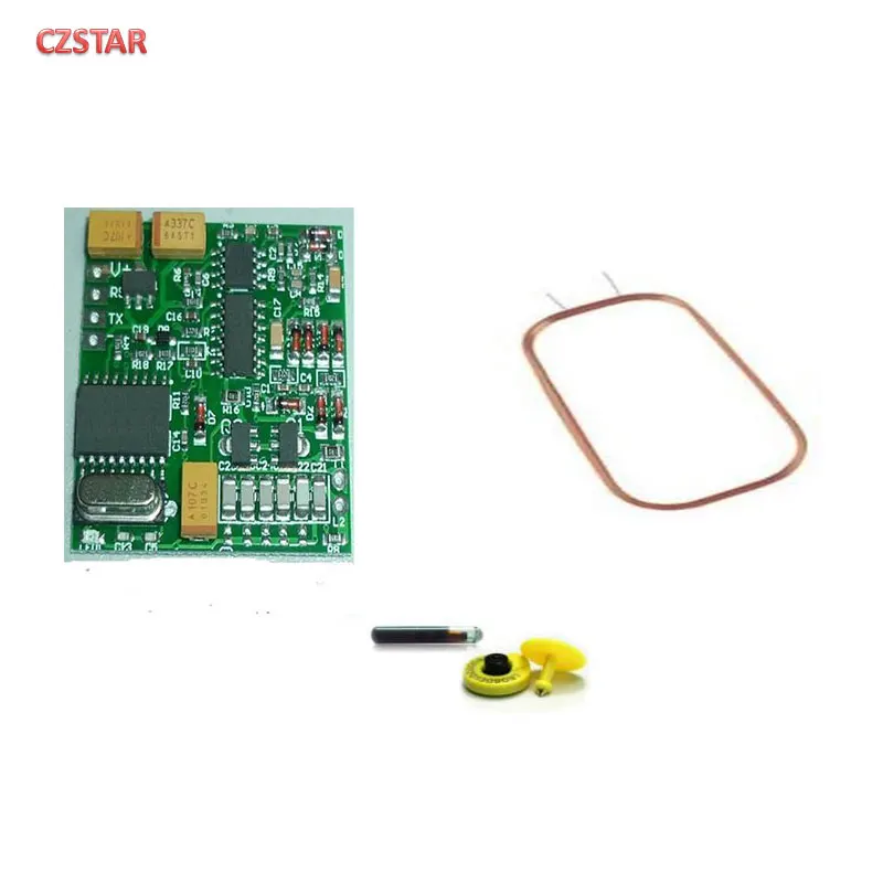 Czstar 134 2 кГц FDX-B RFID-считыватель дальнего действия 1-50 см ISO11784/85 Animal Tag Ear Moulde