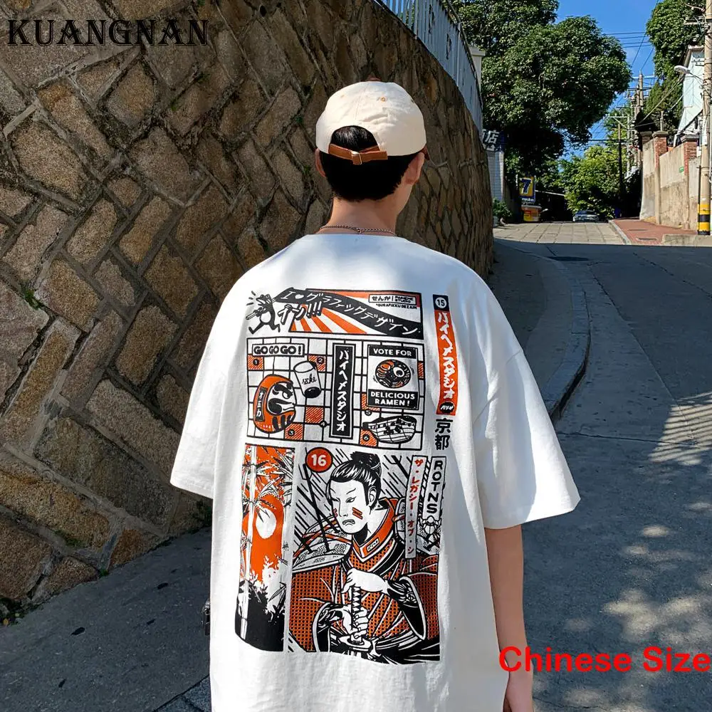 

KUANGNAN Printed Men's Short Sleeve Tee Shirt Men T Shirts High Quality Korean Luxury Clothing Couples T-shirt 5XL 2023 Summer