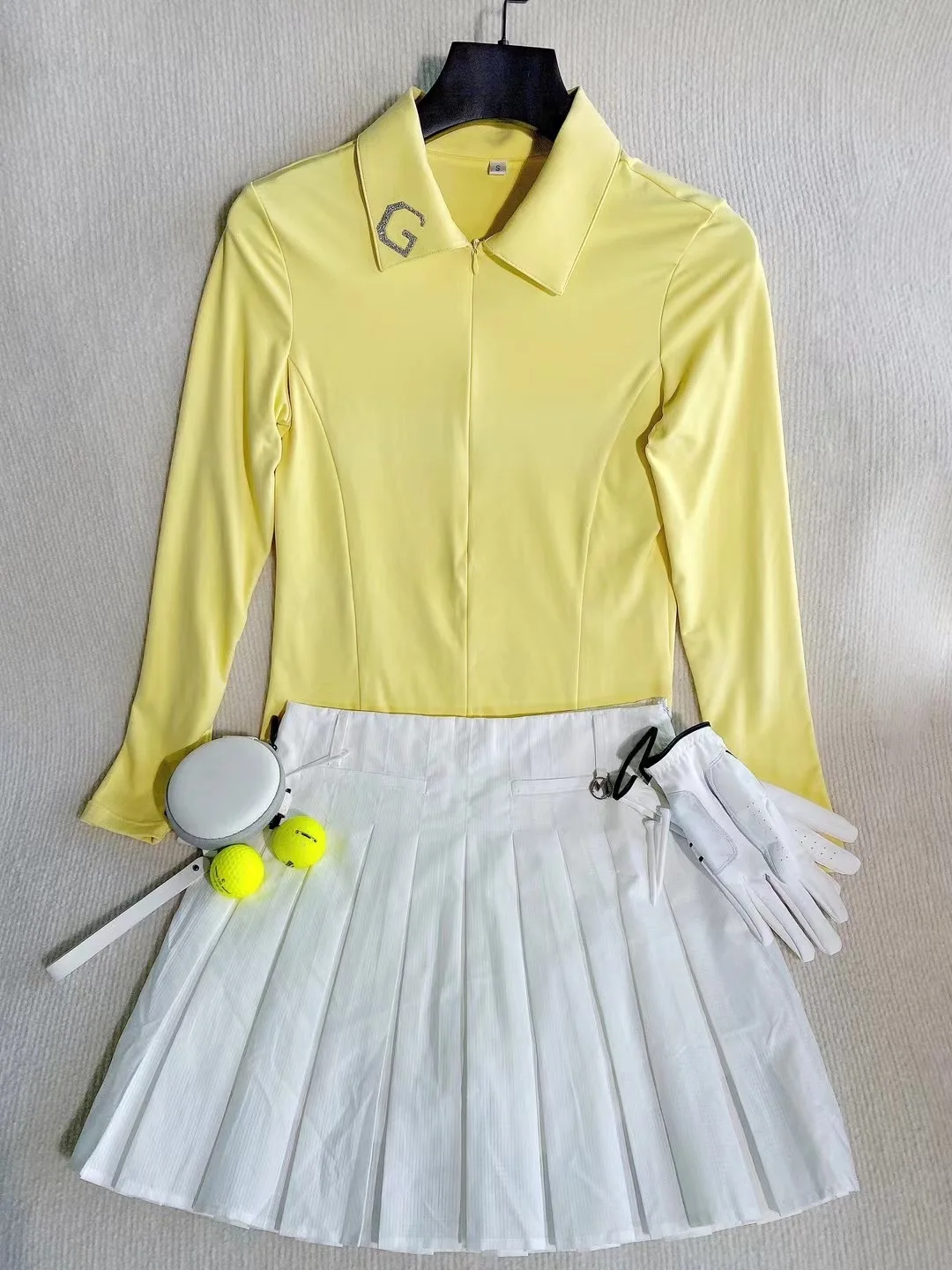 Spring and Autumn new golf clothing women sunscreen ball clothing ice silk long sleeve T-shirt pink sports outdoor