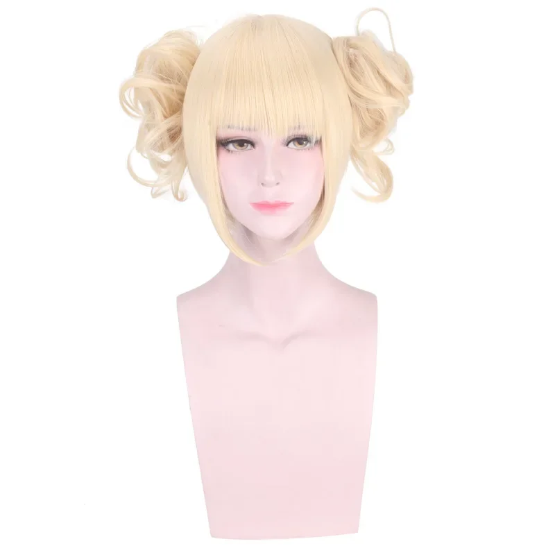 My Boku no Hero Academia Academy Himiko Toga короткие светло-русые хвостики термостойкий костюм для