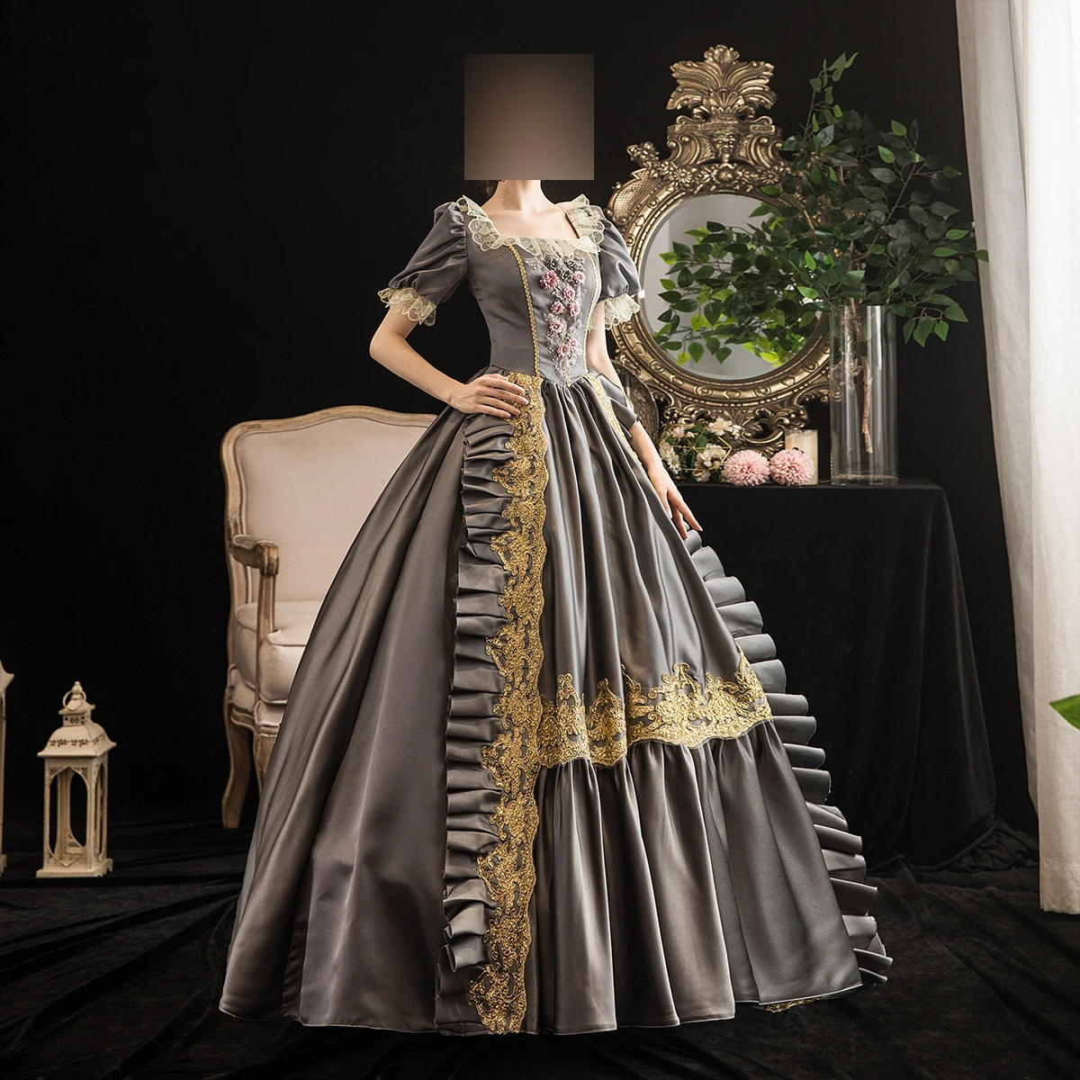 Индивидуальный средневековый костюм эпохи Возрождения 18-го века женские