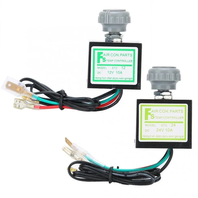 12V/24V Universal Car Air Conditioner Electronic Thermostat Switch Temperature Control Auto Accessories