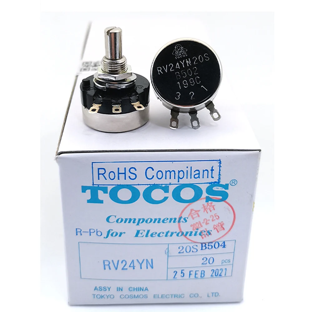 Оригинальный японский TOCOS Токийский RV24YN20S B102 B202 B502 круглый вал одноповоротный