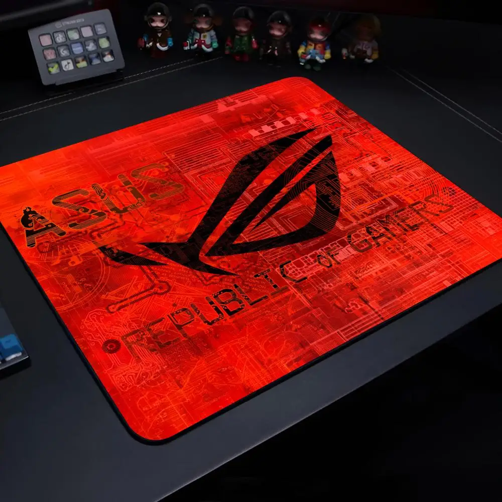 Фото ROG ASUS Mouse Pad Gaming Laptops Keyboard Mat Deskmat Pc Accessories Desk Protector Mousepad Gamer Mats Anime №2