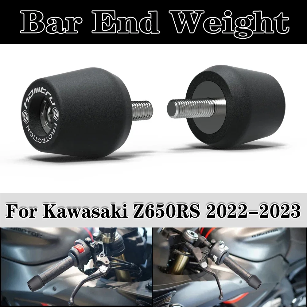 

Motorcycle Handle Bar End Weight Grips Cap For Kawasaki Z650RS 2022-2023