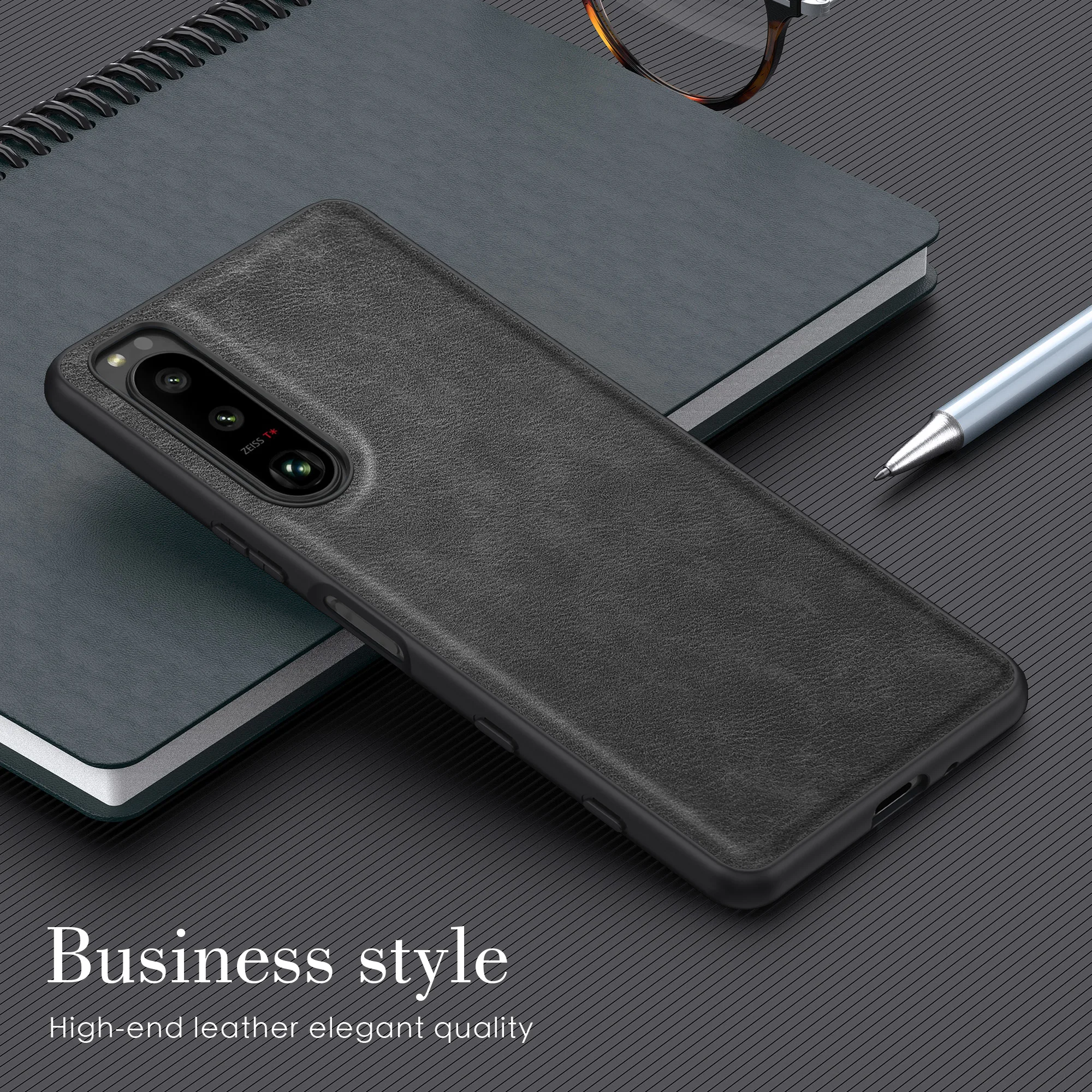 

Case for Sony Xperia 5 III Leather Soft Phone Cover Men and Women