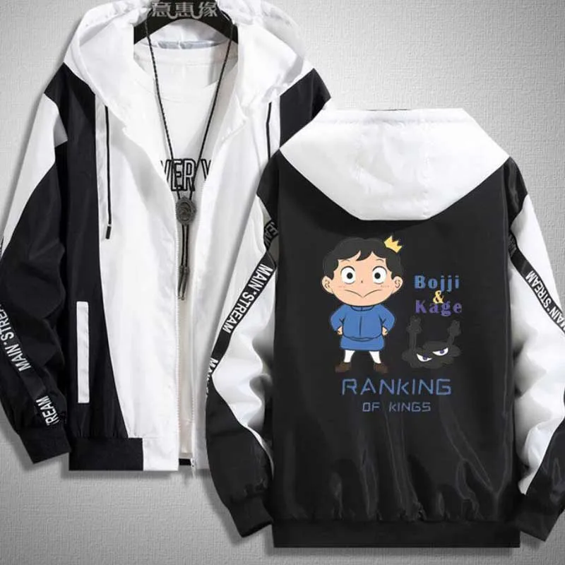 

Ranking of Kings Bojji Hoodie Clothing Fashion Cosplay Men Coat Jacket Sweatshirts