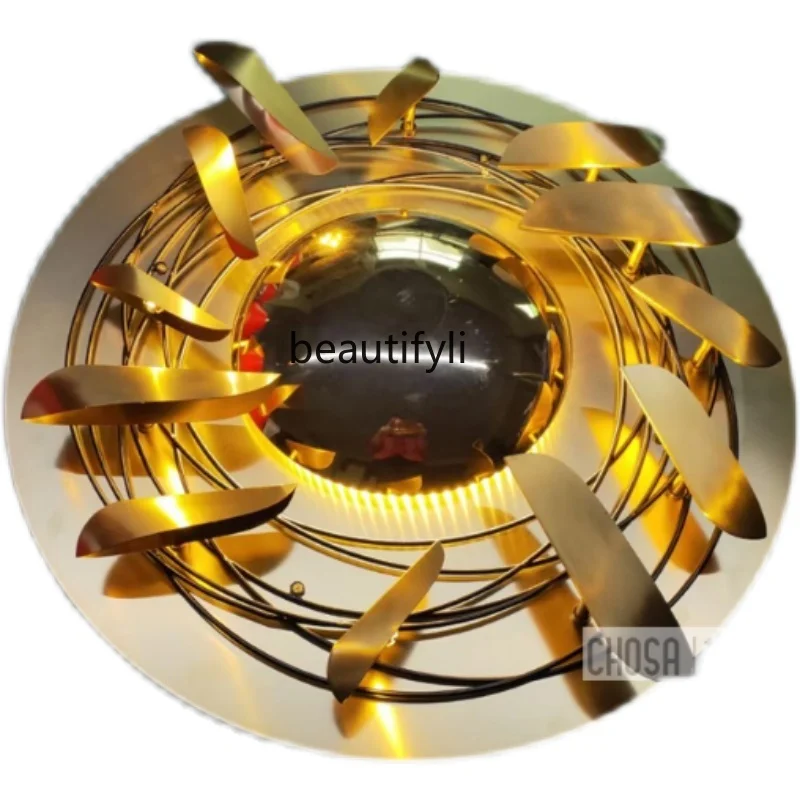 

Светильник LBX, роскошный фон для гостиной, художественный настенный светильник для входа в спальню, украшение для комнаты, настенный светил...