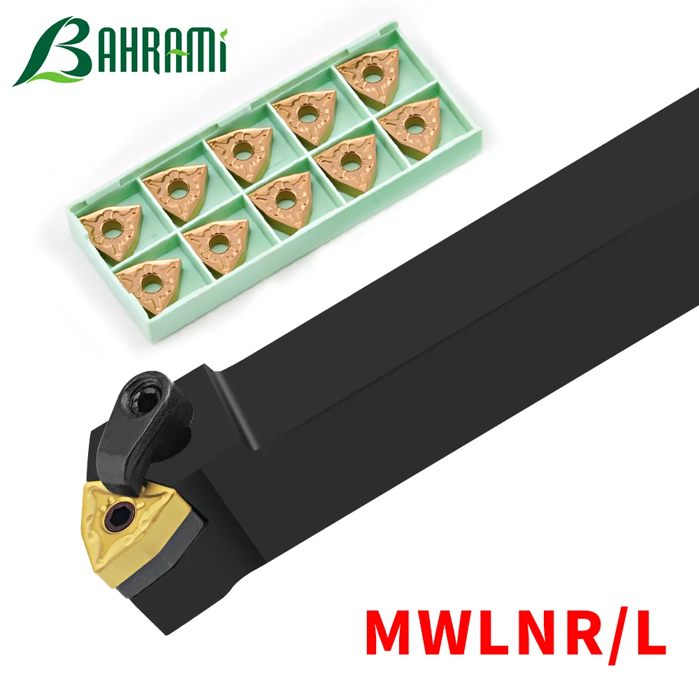 1Pic MWLNR2020 MWLNR2525 MWLNR3232 External Turning Tool Holder WNMG Carbide Inserts MWLNR Lathe Bar CNC Cutting Tools Set