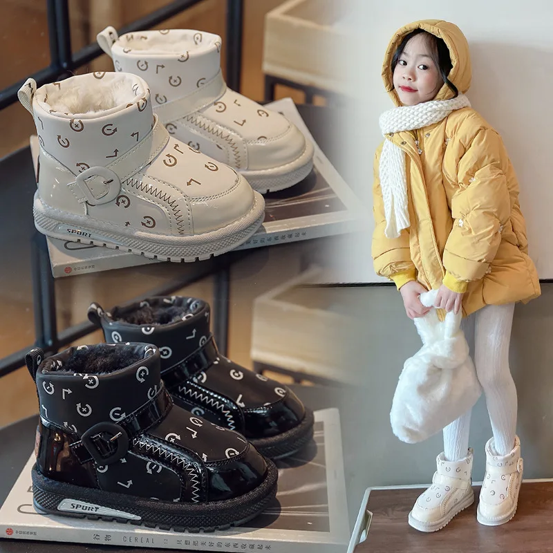 

2022 Fashion Children Casual Shoes Baby Boys Girls Snow Boots Kids Running Shoes Brand Sport White Shoes Child Shelle Sneakers