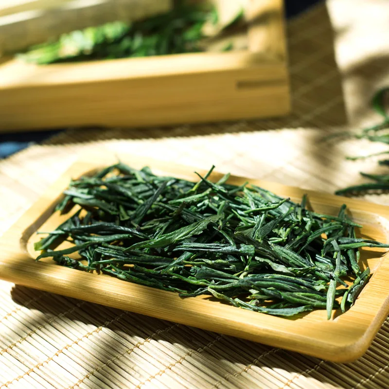 

Китайский новый весенний чай Que She, зеленый чай со спущенным языком, зеленая еда для ухода за здоровьем, потеря веса, домашняя посуда