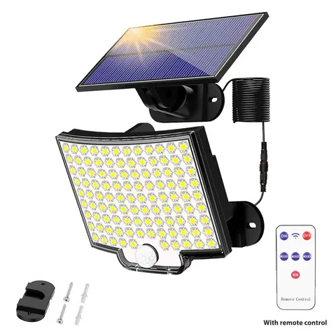 Солнечный фонарь 106LED с датчиком движения