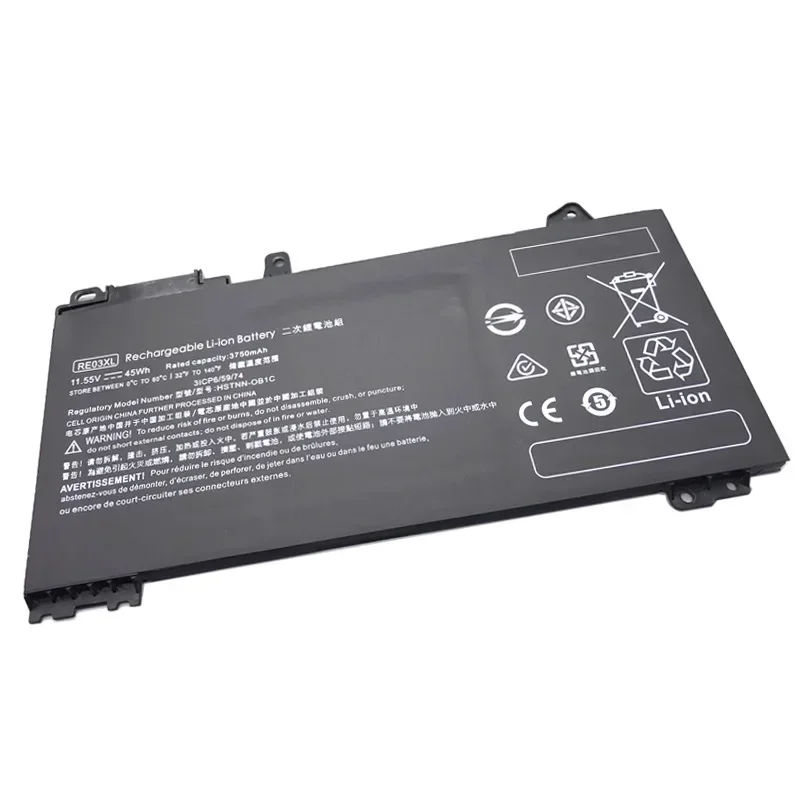 2024 Новый RE03XL для HP ProBook 430 440 445 450 455 G6 серии HSTNN-DB9N HSTNN-UB7R L32407-2B1 L3240 аккумулятор