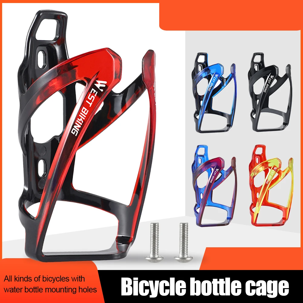 

Ultralight PC Water Bottle Cage MTB Mountain Road Bike Bottle Holder Bracket Cycling Fixed Gear Bicycle Bottle Cage Accessories
