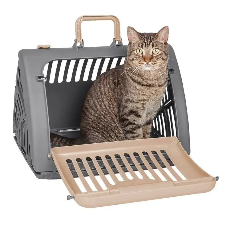 

Foldable Plastic Travel Cat Carrier, For Cats 5-25 lb. Kuromi backpack Cat expandable backpack Mochila para gatos Pet trolley Pe