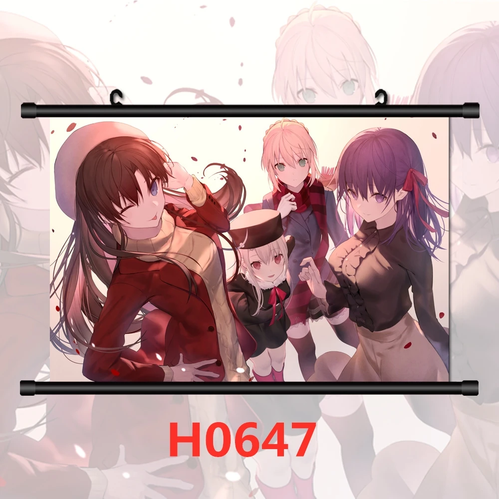 WTQ FGO Fate Grand Order Аниме Манга ретро постер Картина на холсте аниме постеры настенный