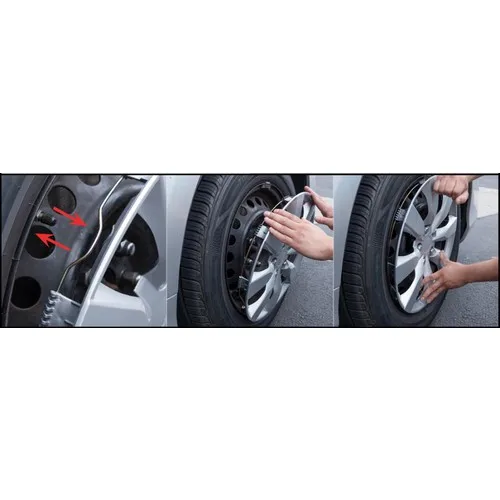 Для Renault Clio 14 &quot стальной обод небьющаяся Гибкая крышка колеса |