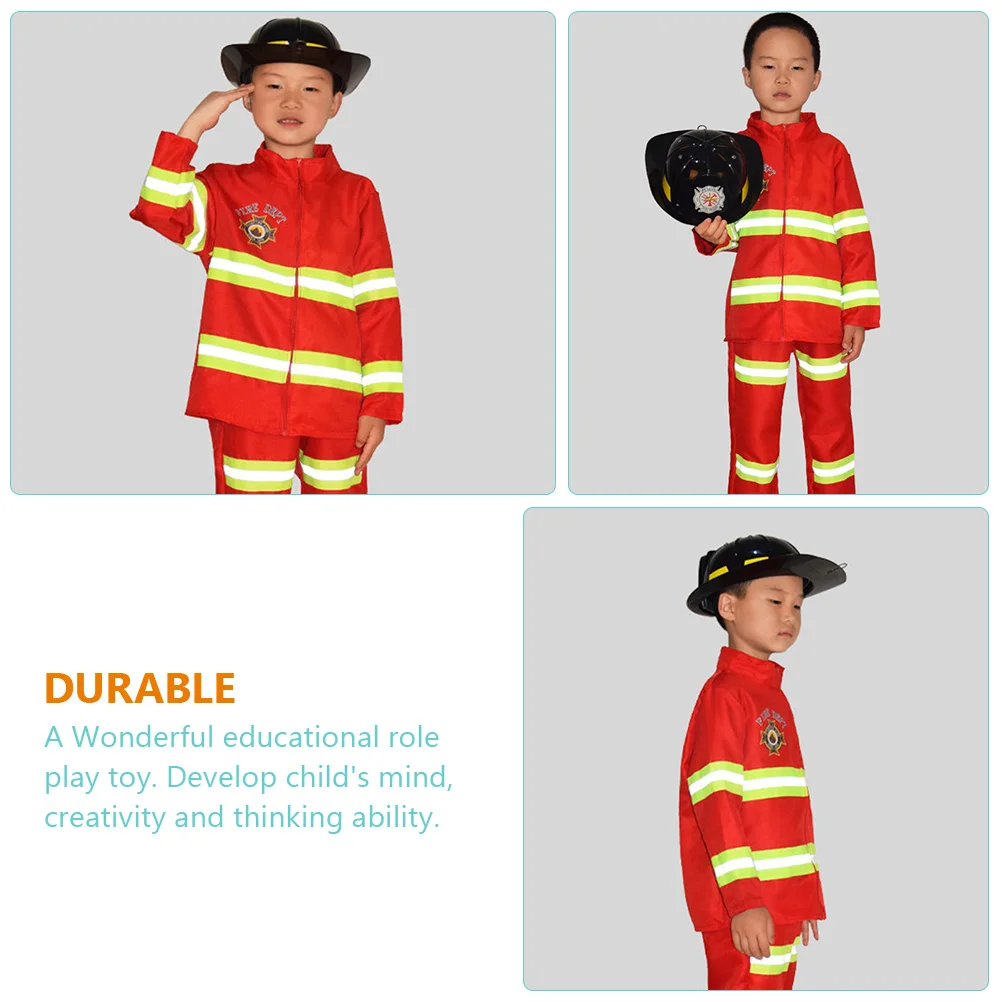 2 шт. детская безопасная одежда домашняя игрушка пластиковая кепка пожарного
