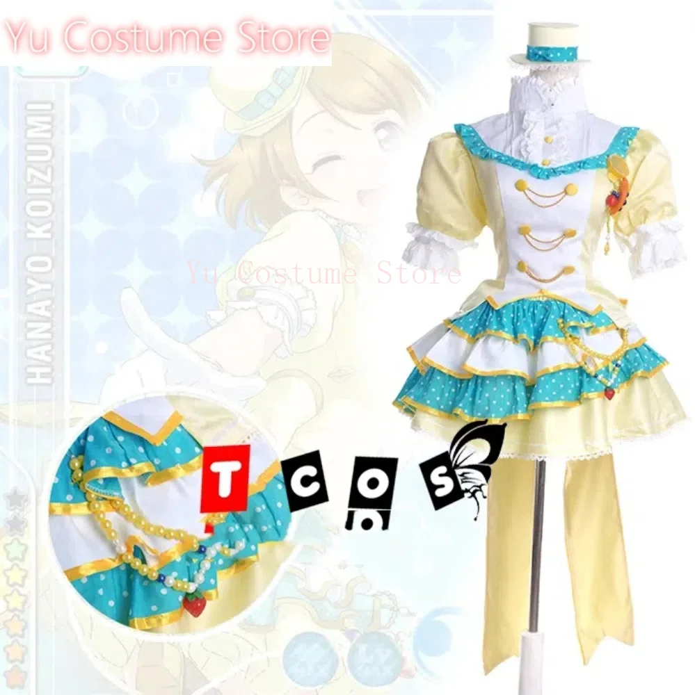 Lovelive Koizumi Hanayo Hit The Song костюм косплей Cos Game аниме вечерние униформа Хэллоуин играть