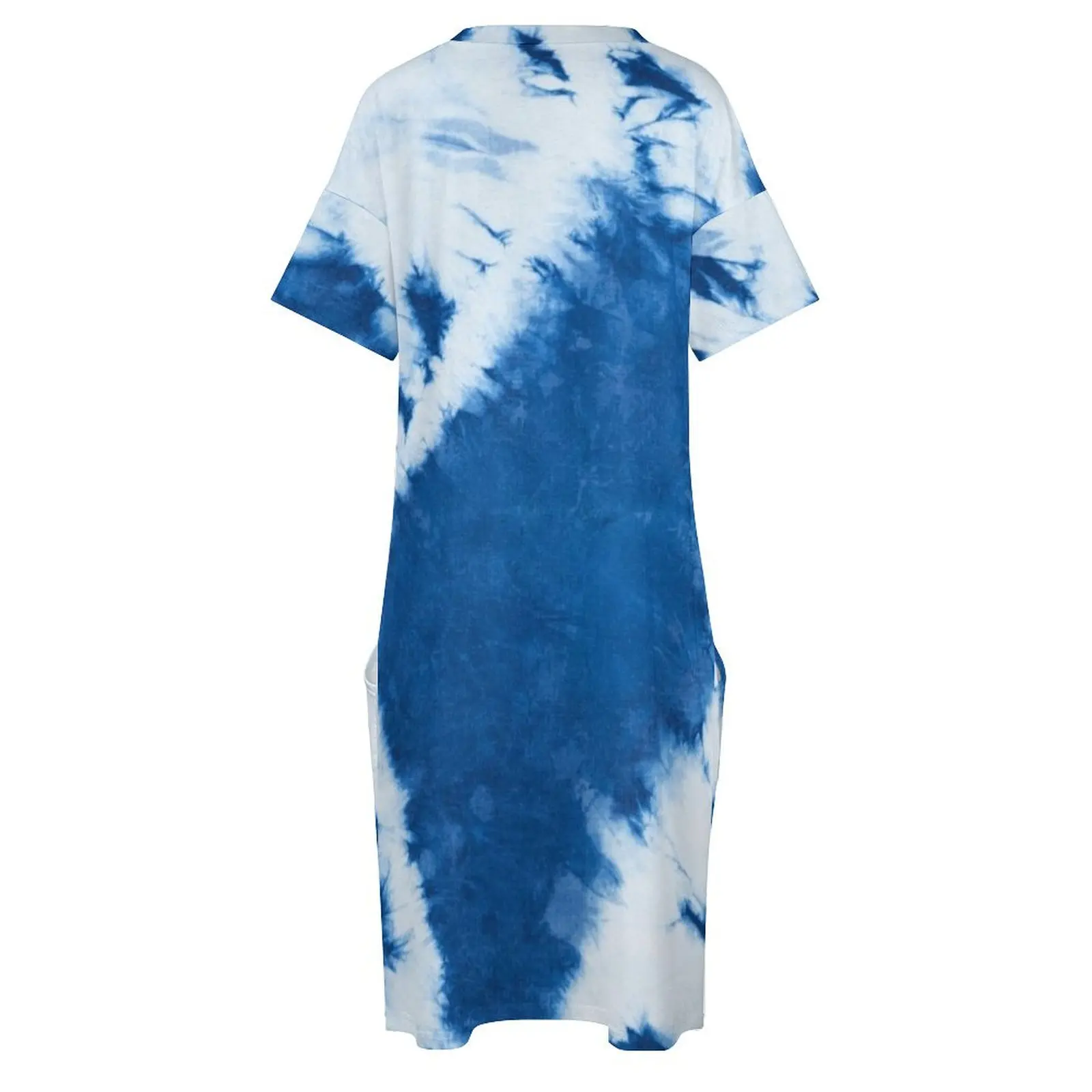 Женское платье Shibori из полиэстера и спандекса