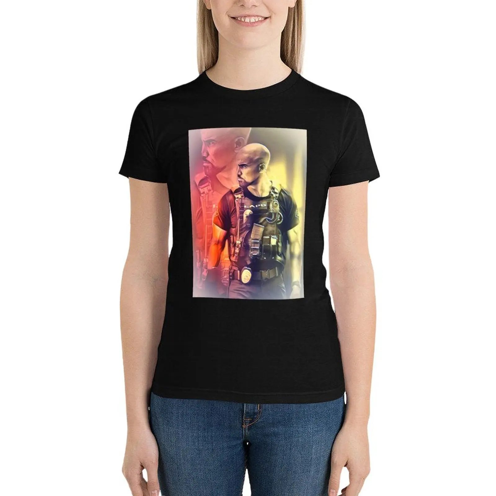 Необходимые подарки Shemar Moore графика для тяжелых веса винтажная одежда женская