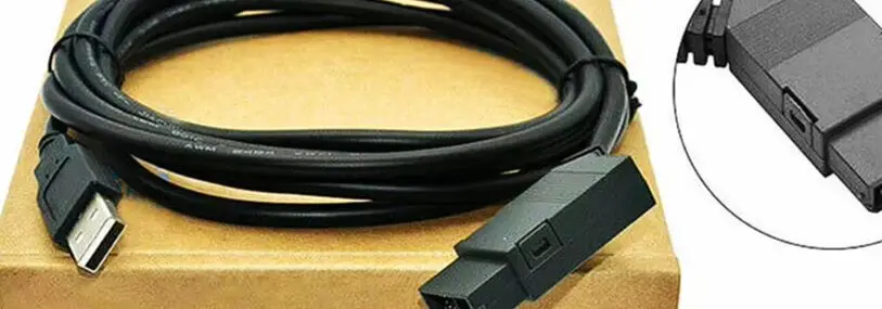 Фото 6ED1 057-1AA01-0BA0 Кабель для программирования ПЛК, USB-интерфейс для контроллера Siemens LOGO, последовательный порт связи, черный, 2,5 м, аксессуар №1