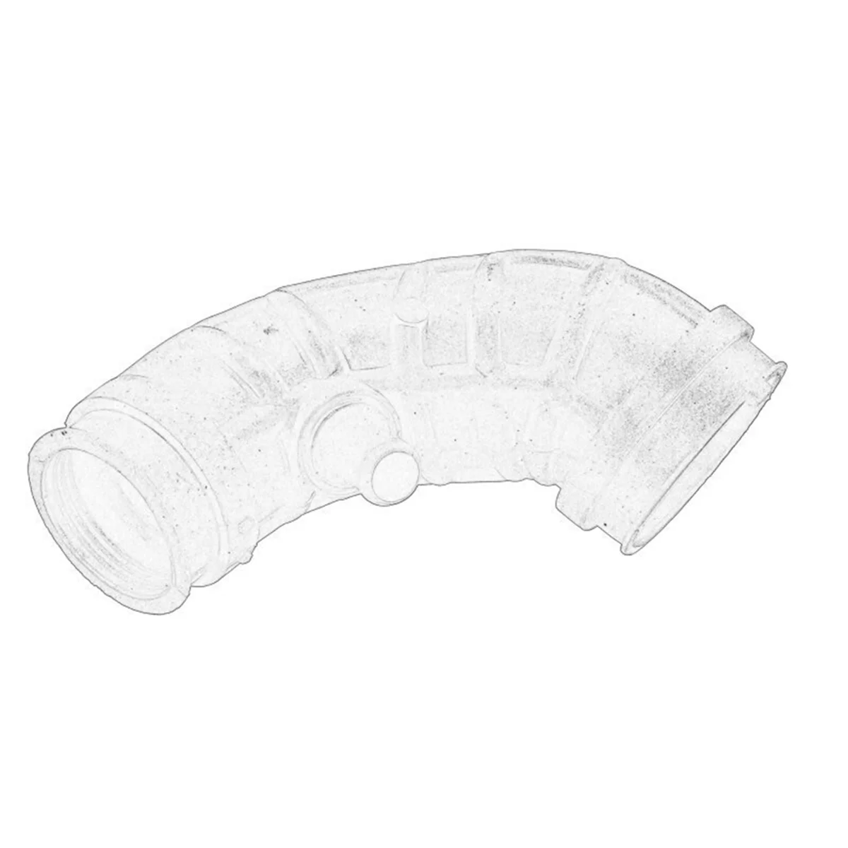 Автомобильный воздухозаборник для CG Captiva 2 0 Turbo 96628983