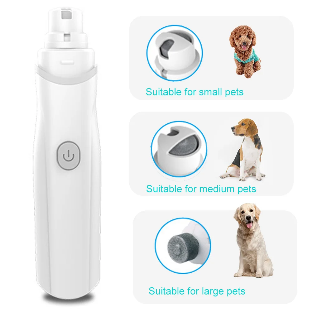 

Smoothing Cutter Professional Pet Nail Grinder Portable Gentle Paw Trimming Dogs Cats Shaping Care Tool Electric Grooming
