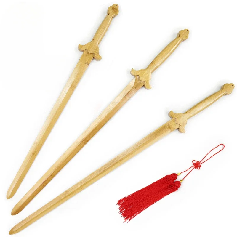 Меч реквизит для тренировок по боевым искусствам тайчи бамбуковый и деревянный