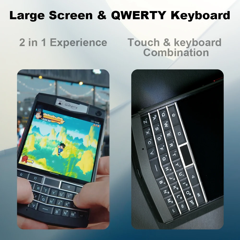 Unihertz Titan Android 10 Rugged Smartphone 6GB 128GB Octa Core Waterproof 6000mAh Battery Wireless Charging 16MP 4.6