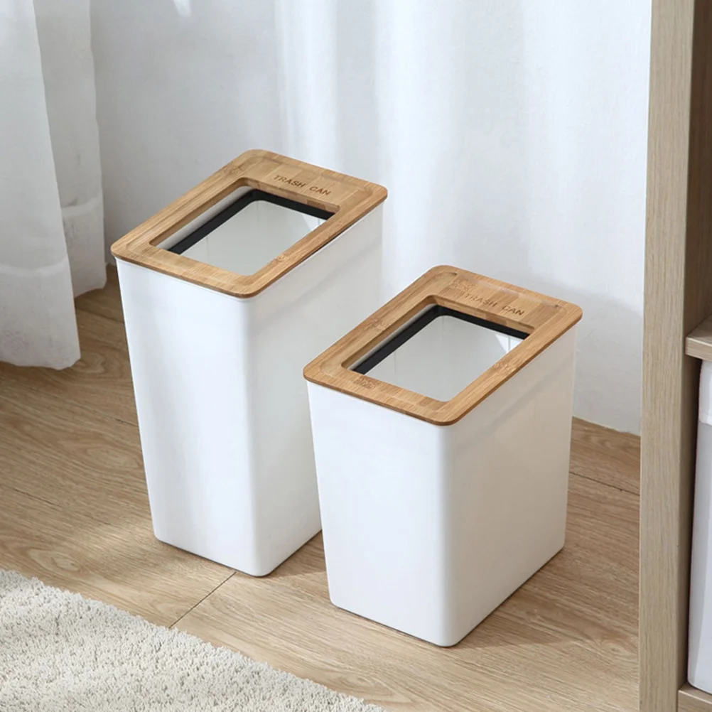 

Desk Garbage Can Mini Trash Can Slim Garbage Can Lid Waste Container Office Trash Can Mini Trash Basket Dispenser