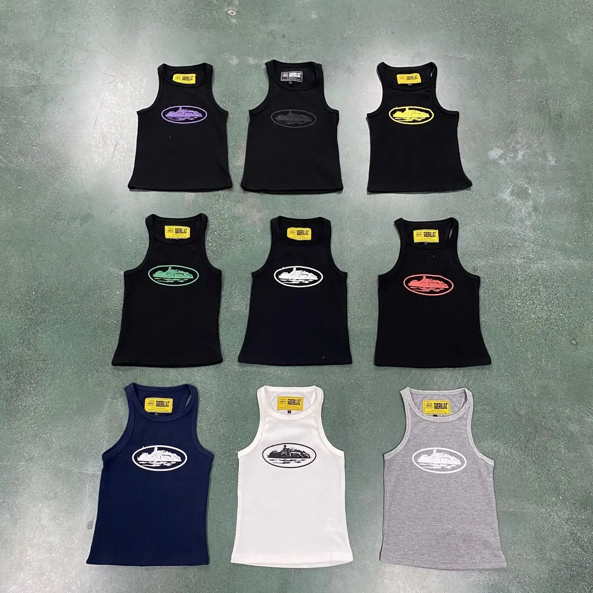 

Luxury Designer Corteiz Vest Womens Guerillaz Tank Top High Quality T-Shirt EU Sizes S-XL