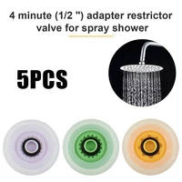 5pcs shower flow reducer limiter set water saving 467l shower nozzle faucet hose water saving energy saving controller
