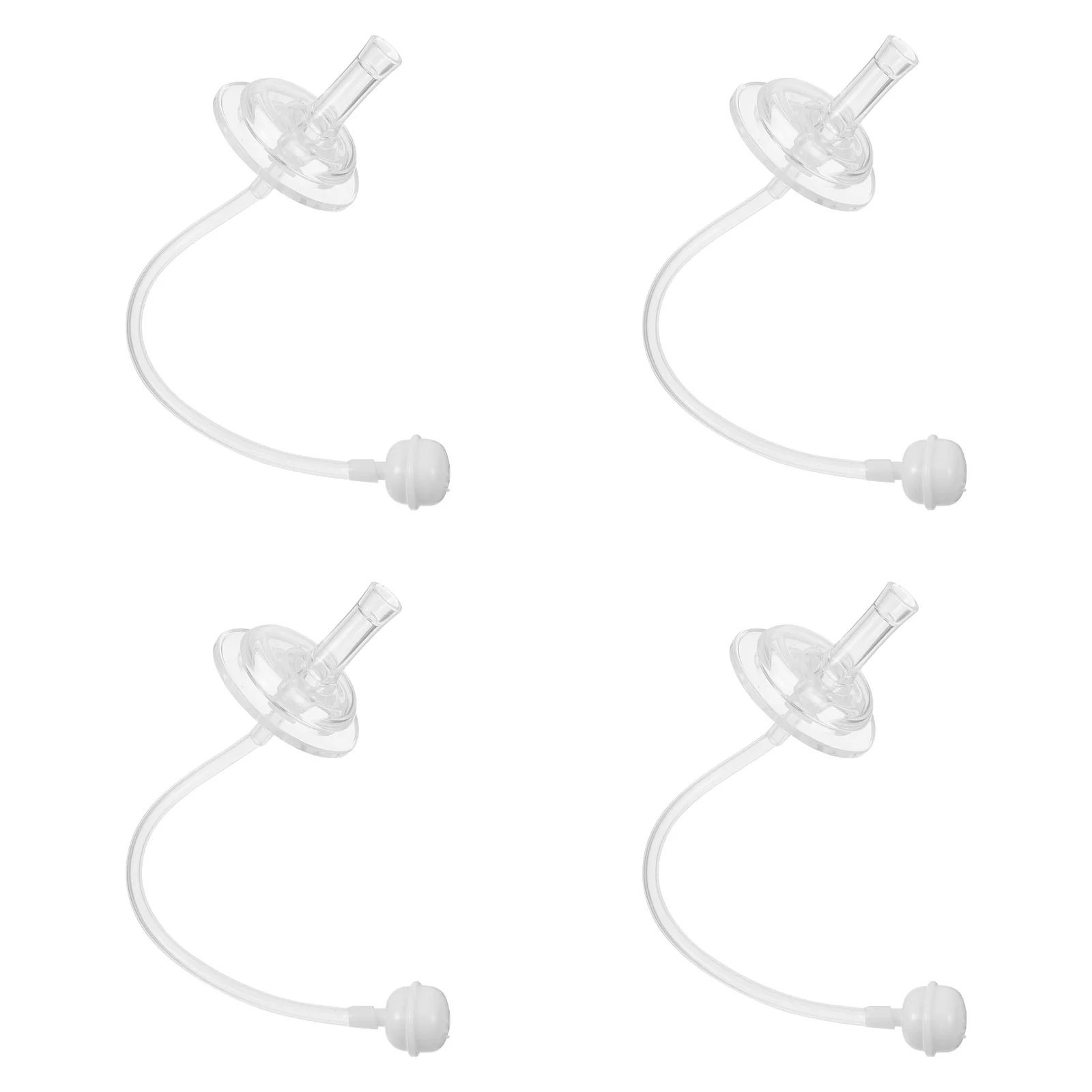 

4 шт., силиконовые соломинки для бутылок с водой